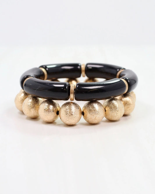 Muhlissa Bracelet Set Black