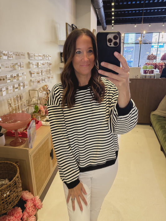 The Onyx & Ivory Pullover