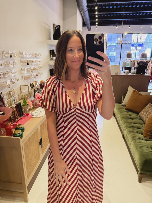 The Mulberry Bloom Midi Dress