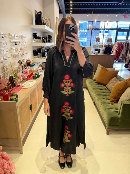 The Velvet Flora Maxi Dress