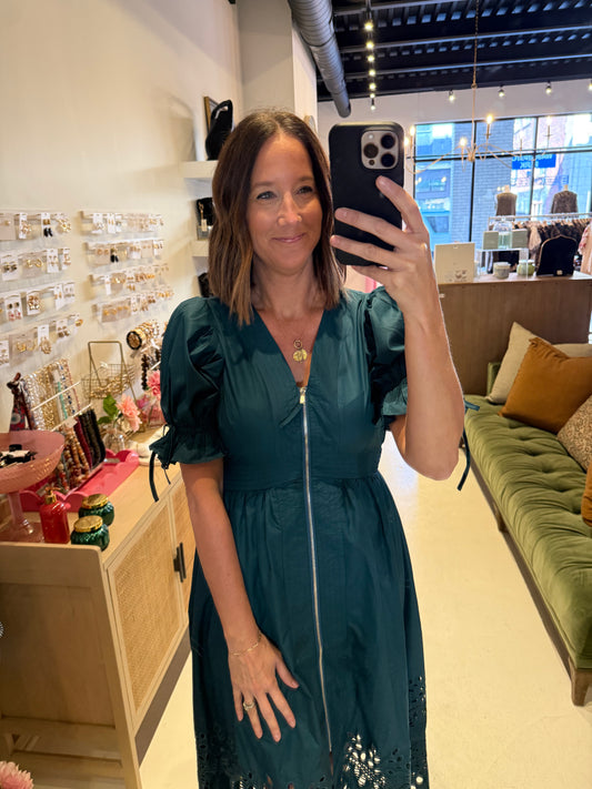 The Teal Elegance Dress