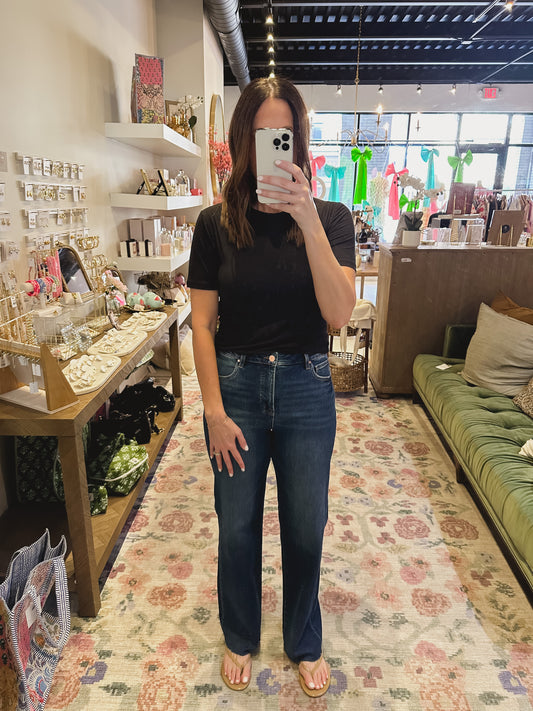 The Faith High Rise Straight Jeans
