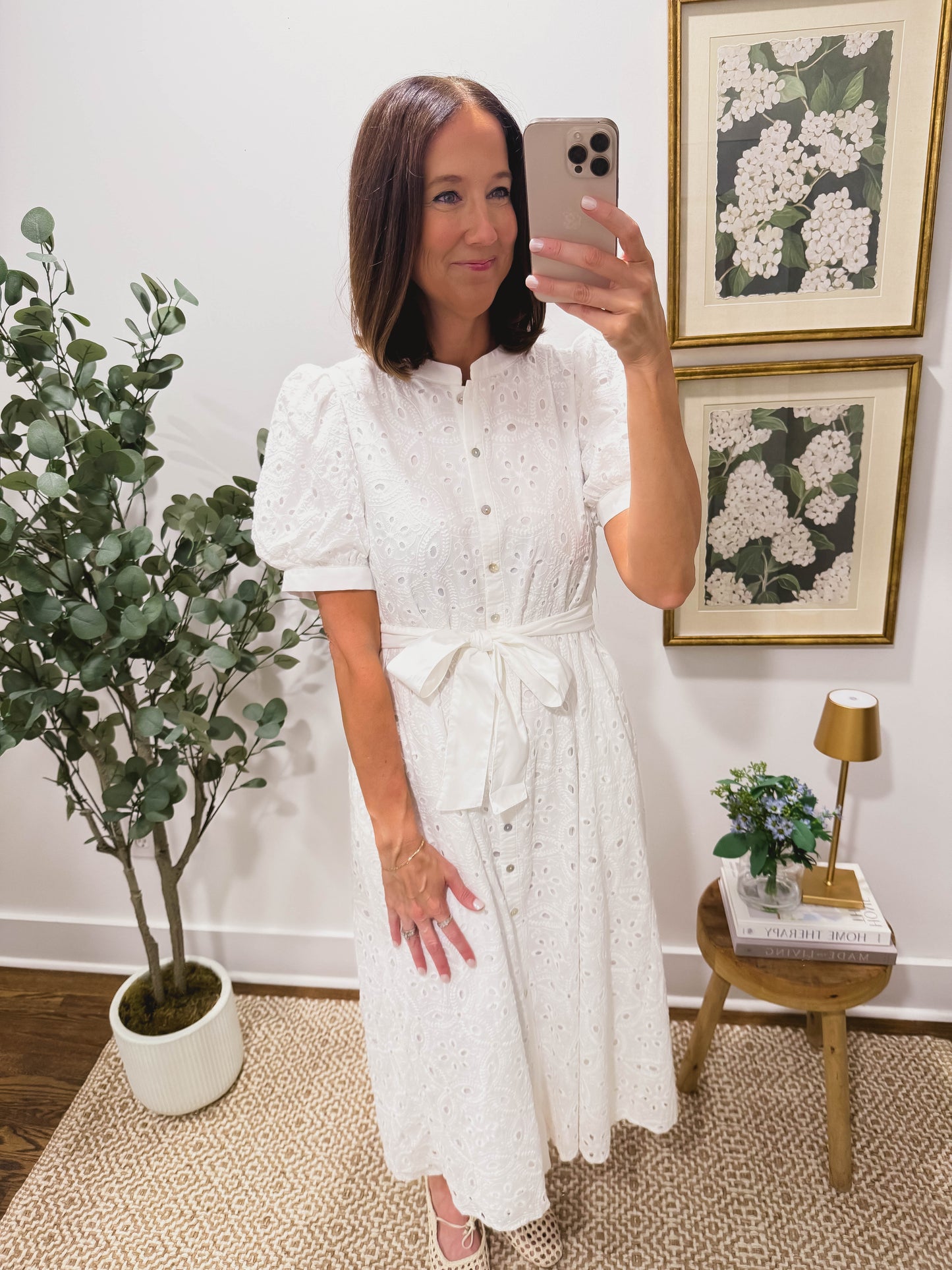 Sweet Magnolia Eyelet Dress