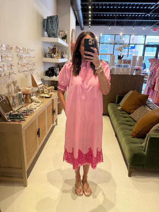 *RESTOCKED* The Emory Lane Dress in Pink
