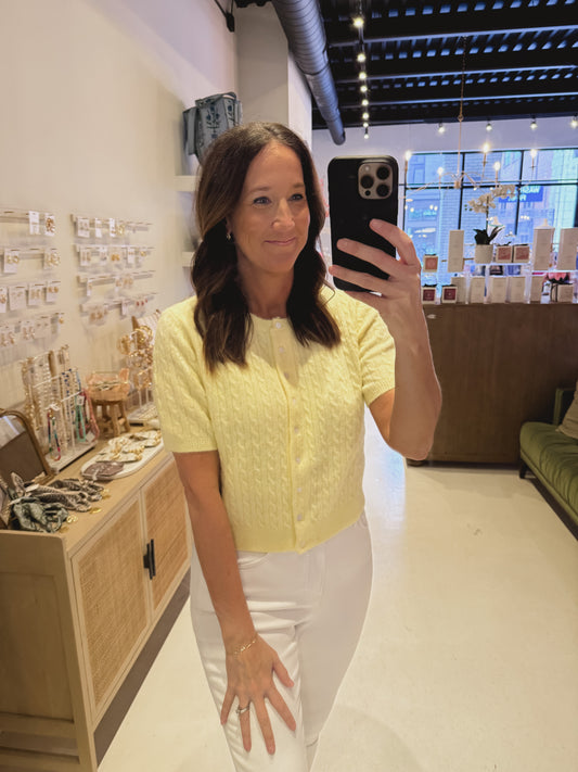 The Buttercup Knit Half Sleeve Cardigan