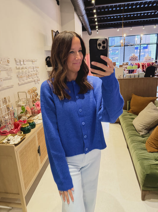 Things Between Royal Blue Cardigan