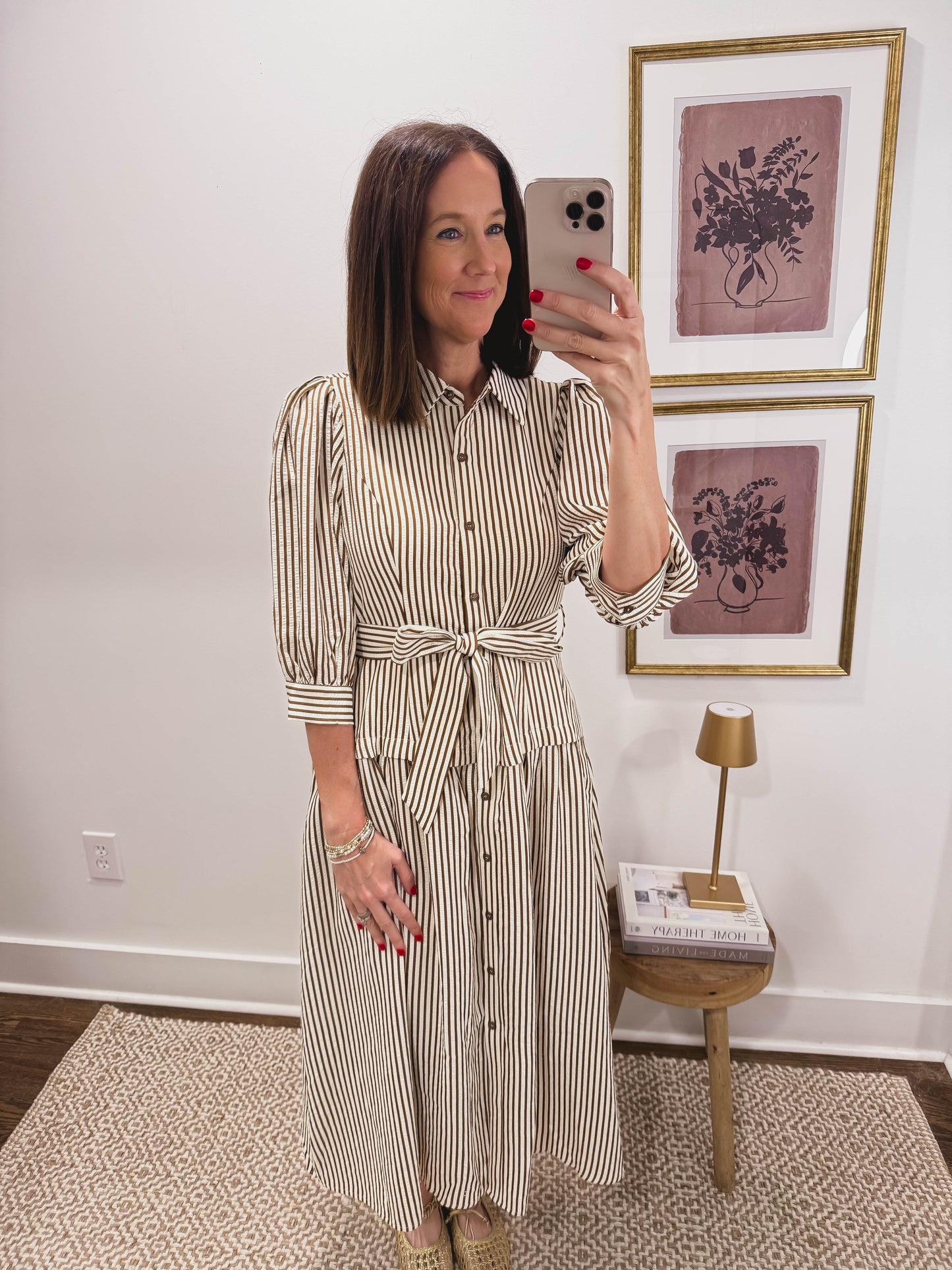 Ashford Dress in Brown