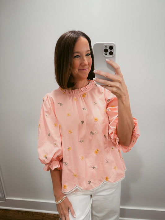 The Sweet Meadow Embroidered Blouse