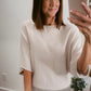 Effortless Grace Top in Cream