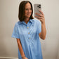 Bluebell Button Midi Dress