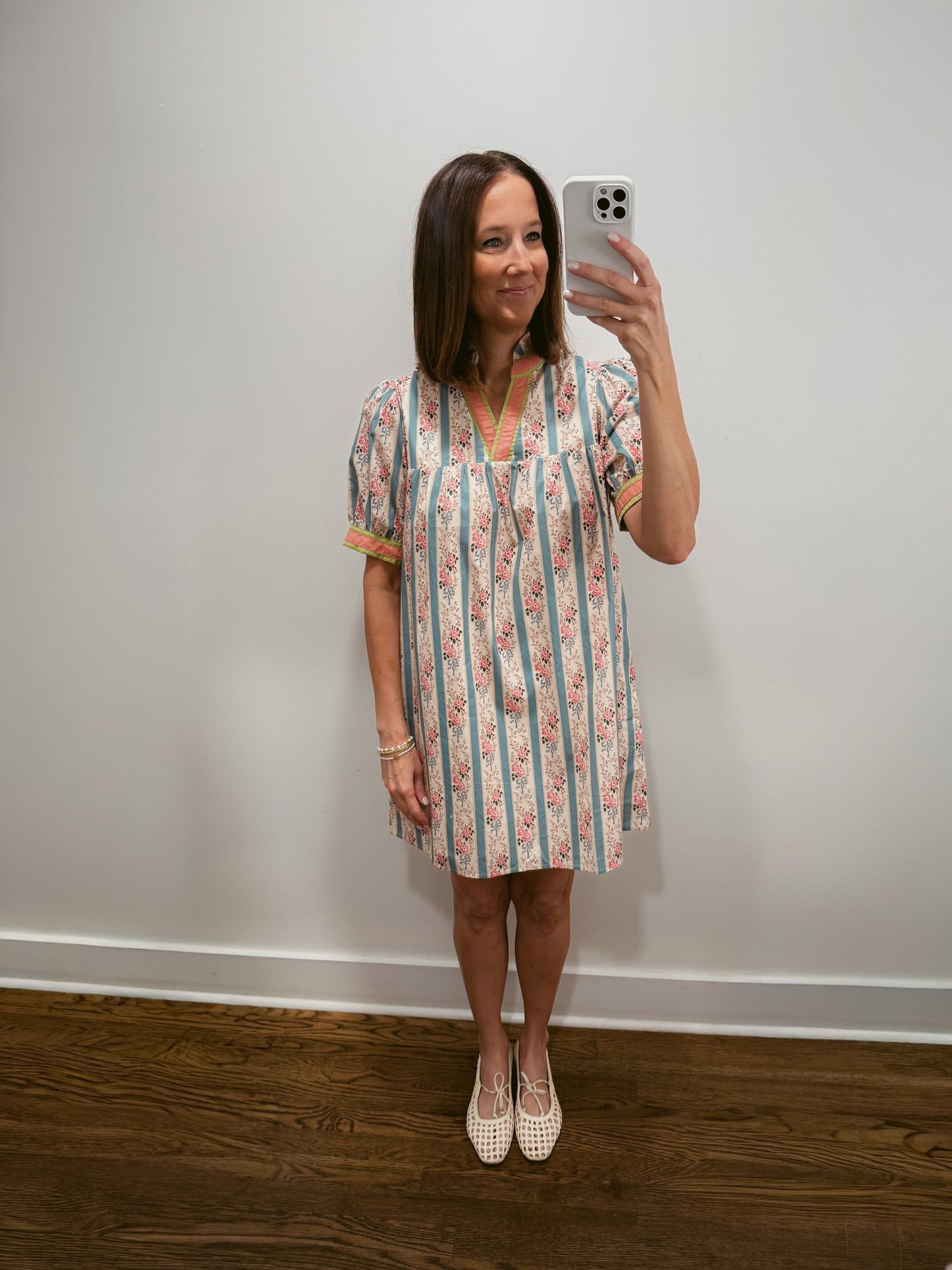 Vintage Rose Mini Dress