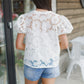 The Charlotte Floral Lace Top