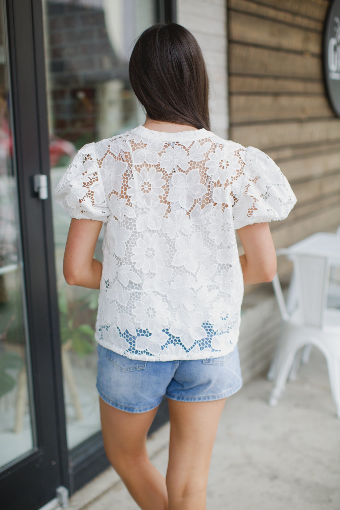 The Charlotte Floral Lace Top