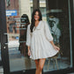 The Peony Dress in Cream