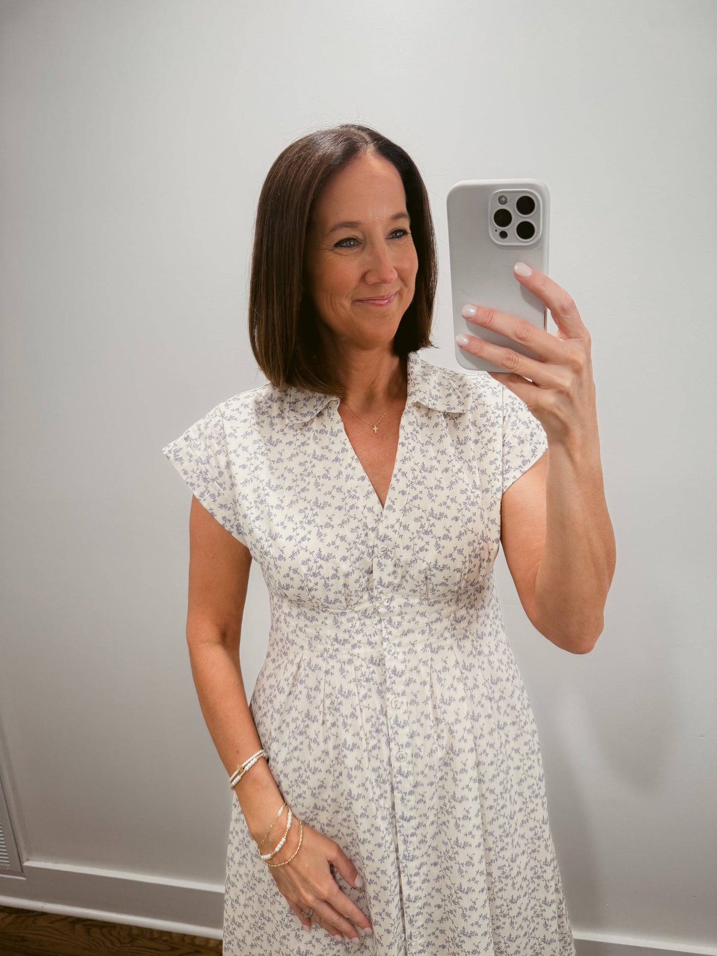 The Blue Rose Midi Dress