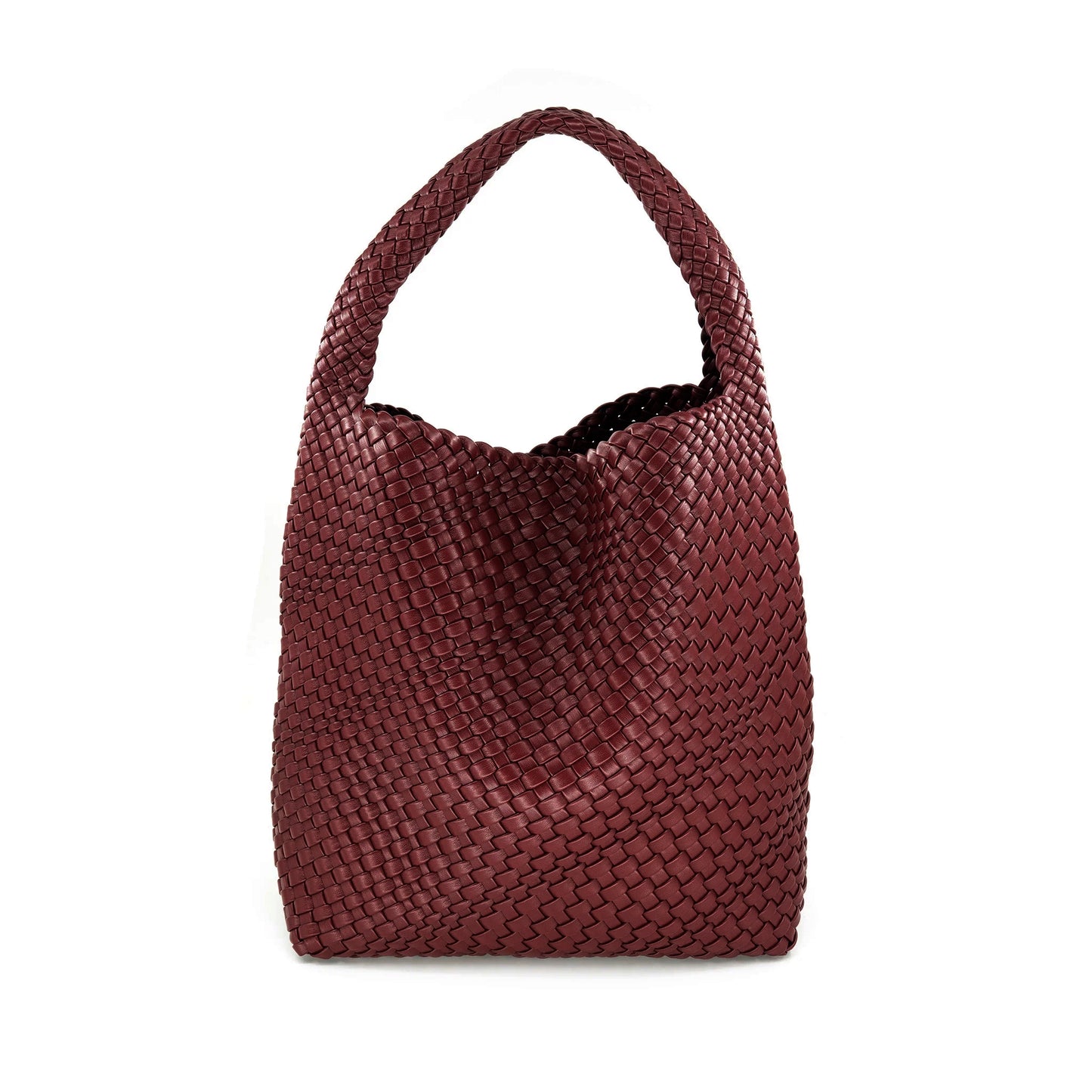 Woven Bag - Burgundy