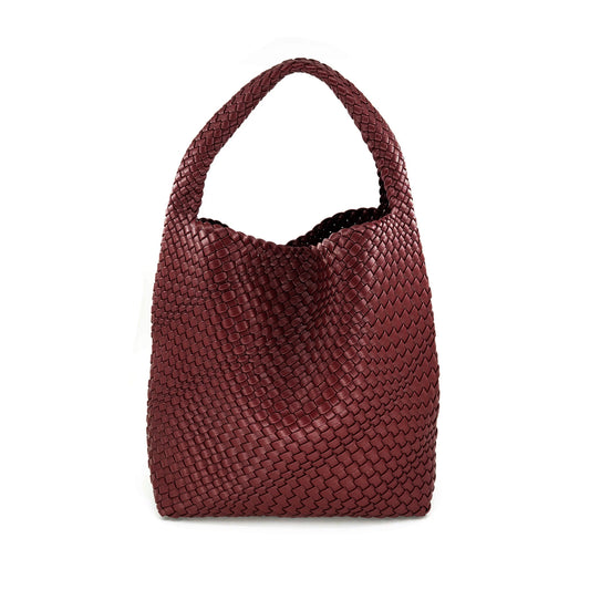 Woven Bag - Burgundy