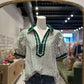 The Lottie Top In Green