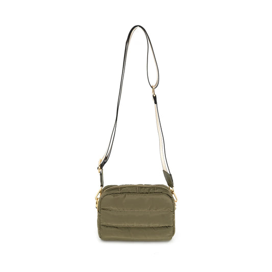 Puffer Crossbody-Olive