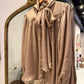 The Draper Top in Taupe