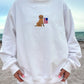 The Golden Retriever Flag Sweatshirt