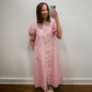 Blush Garden Shirt Midi Dress