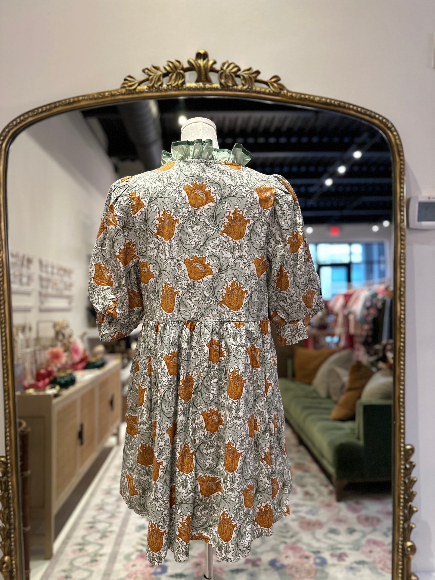 The Pistachio Bloom Dress