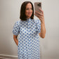 Harbor Tile Shirt Dress