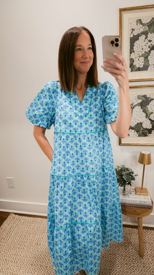 Coastal Charm Midi Dress