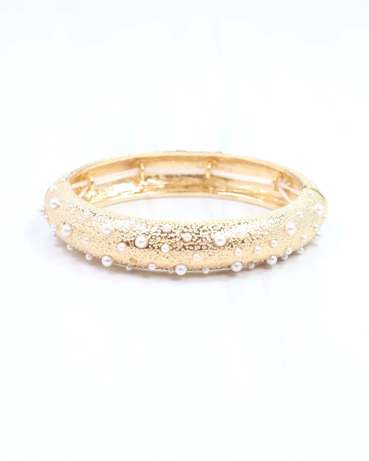 The Danice Textured Pearl Bracelet