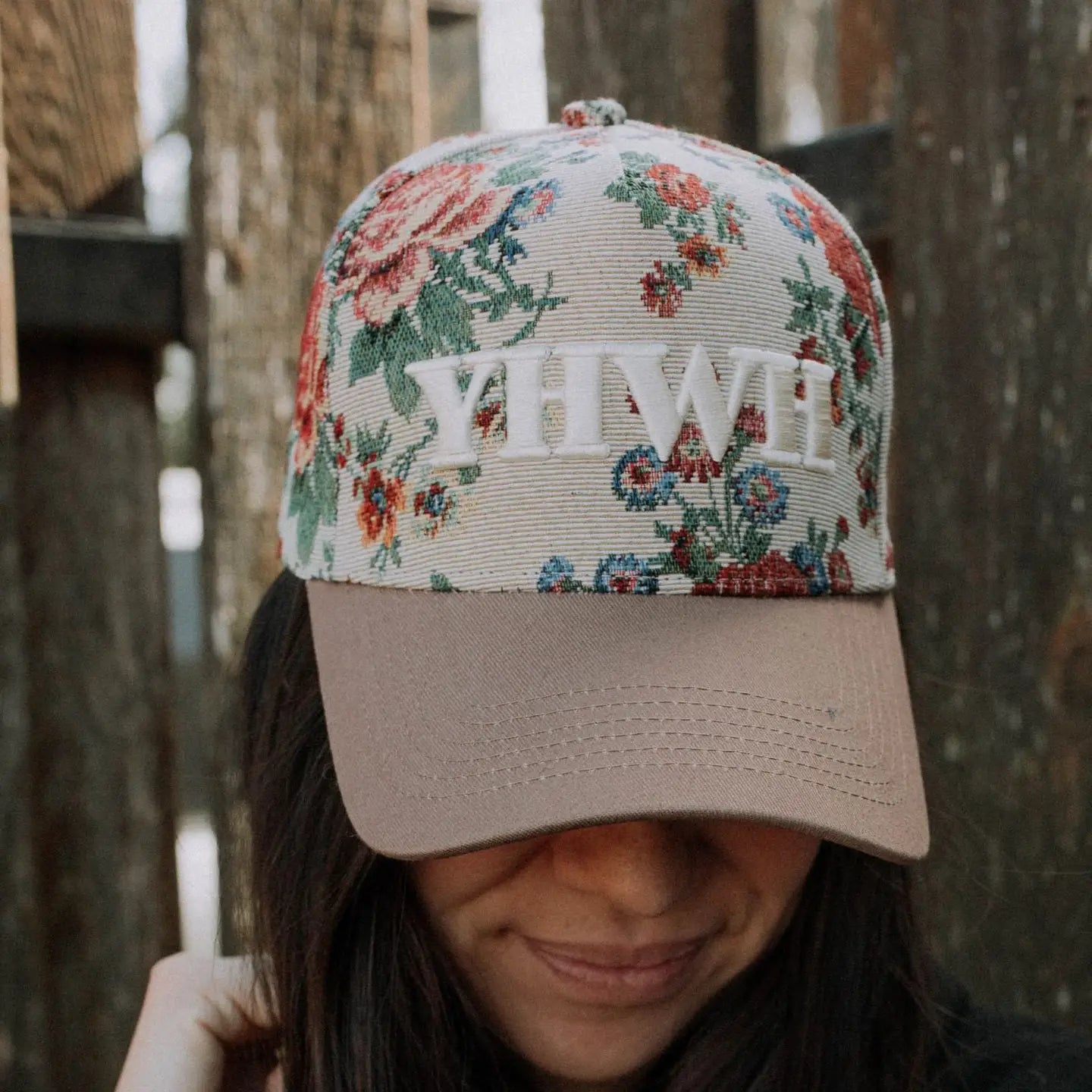 Floral Yhwh Hat by Jenessa Wait