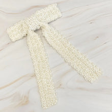 Load image into Gallery viewer, Luxe Beaded Pretty Bow Hair Clip