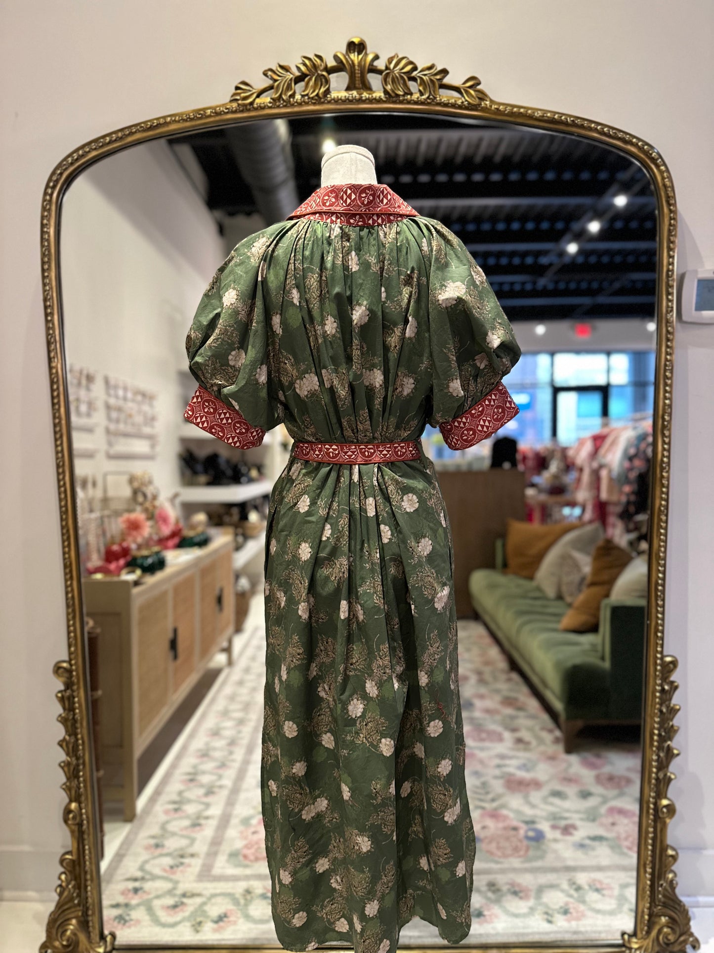 The Kensington Dress in Green