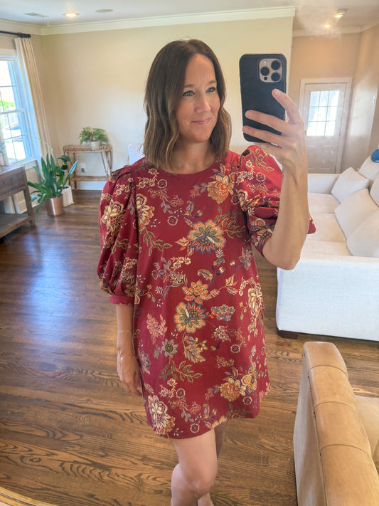 The Autumn Rose Dress