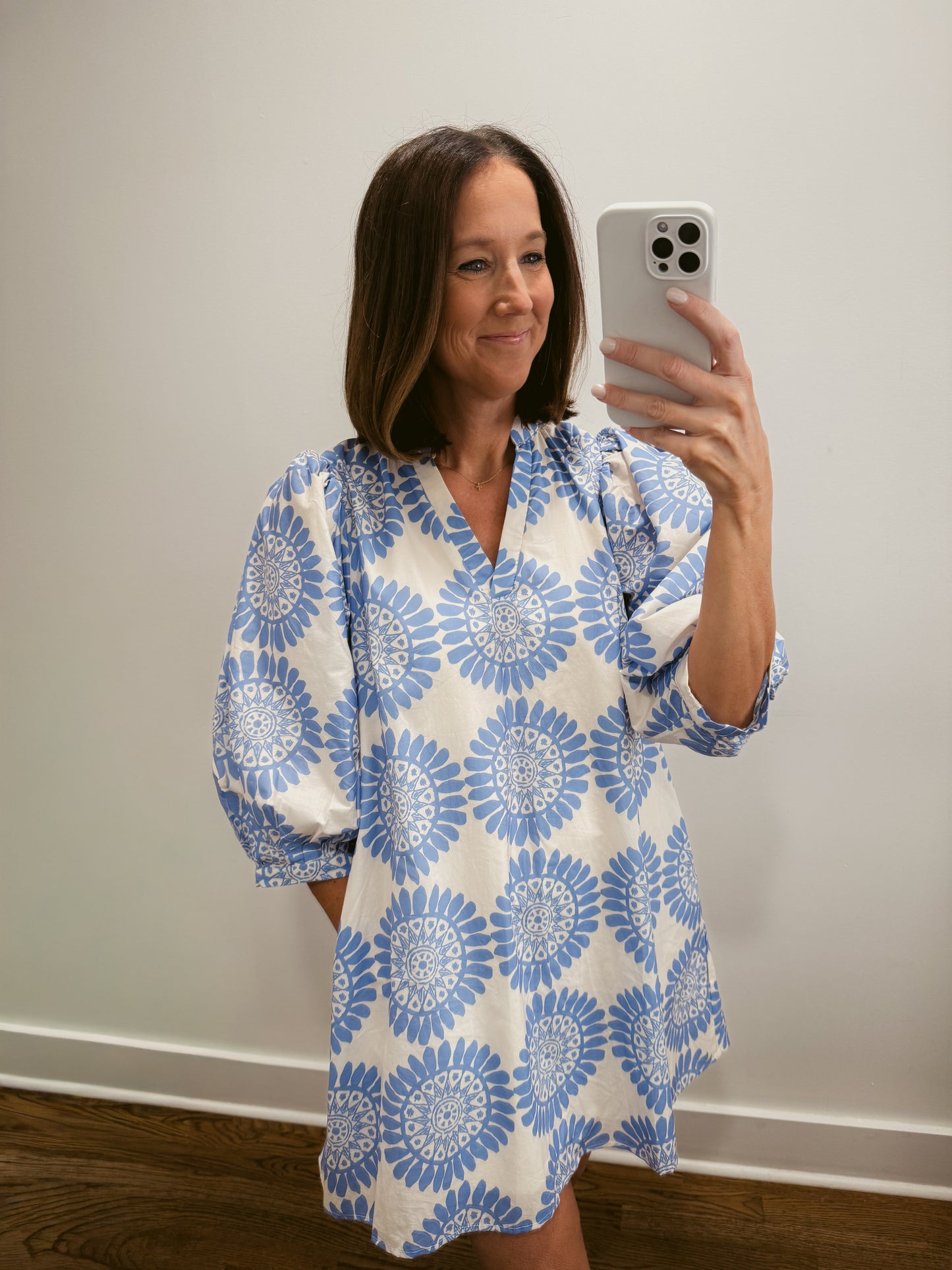 The Blue Daisy Mini Dress