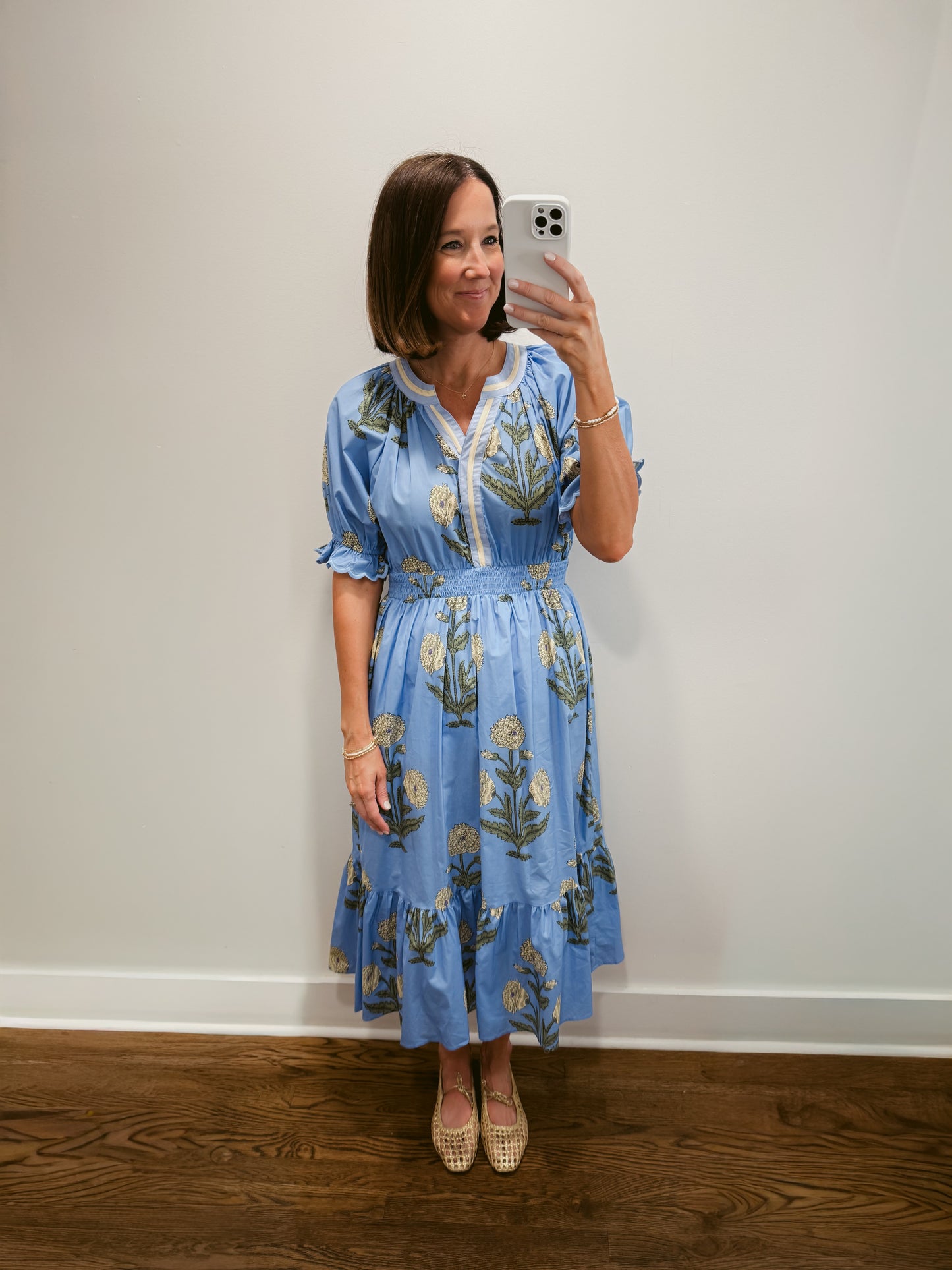 The Periwinkle Bouquet Dress