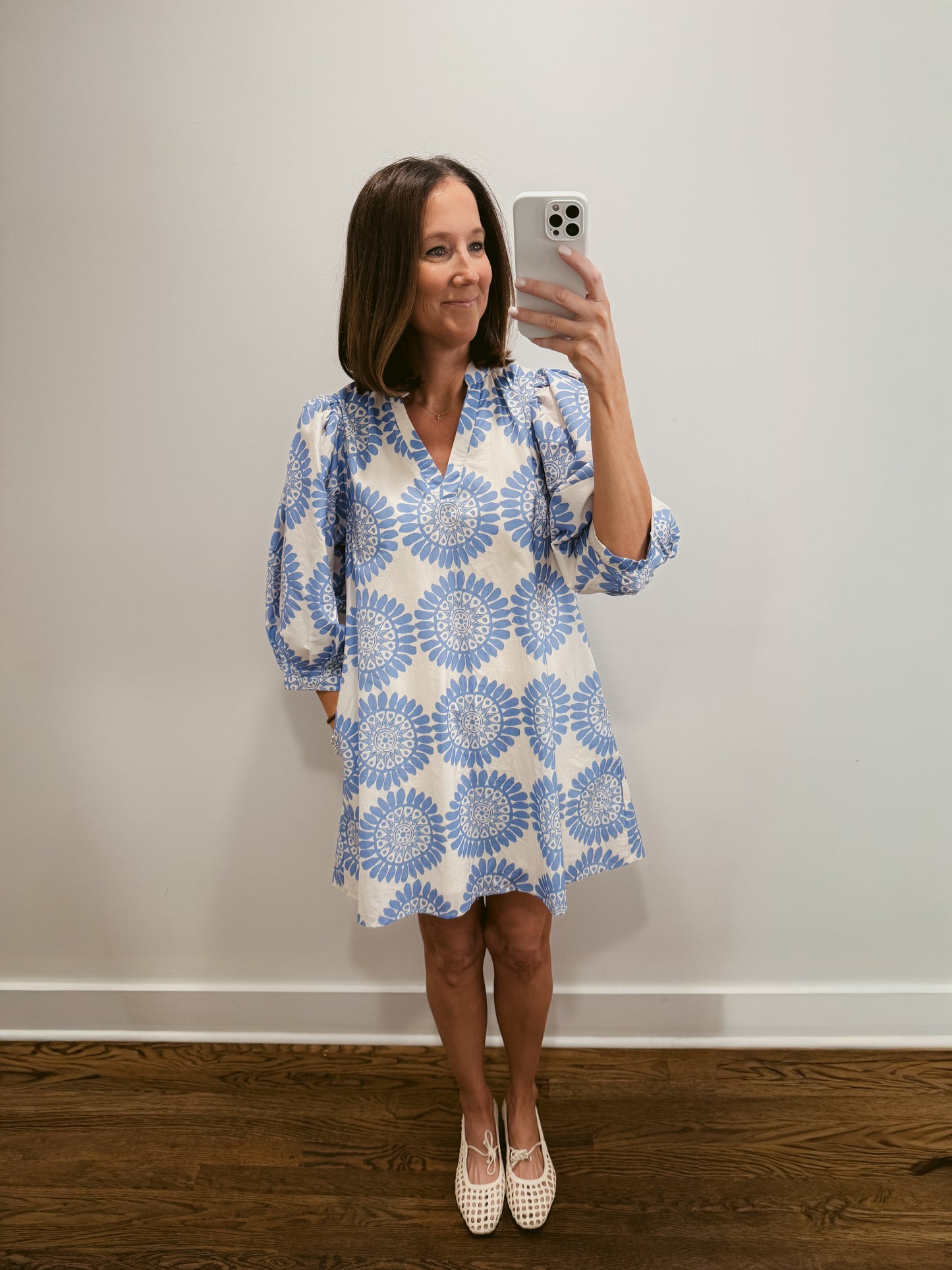 The Blue Daisy Mini Dress