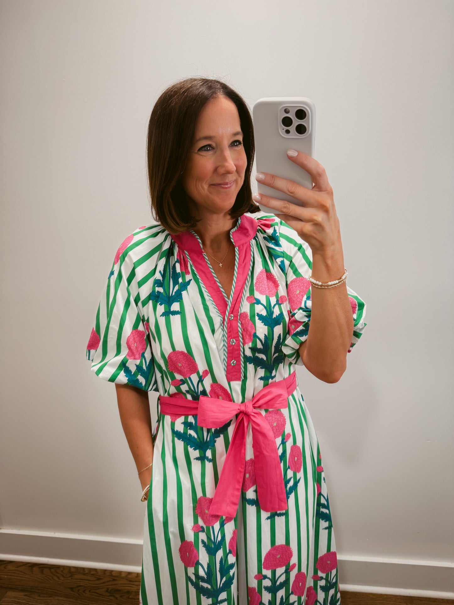 The Bold Bloom Midi Dress