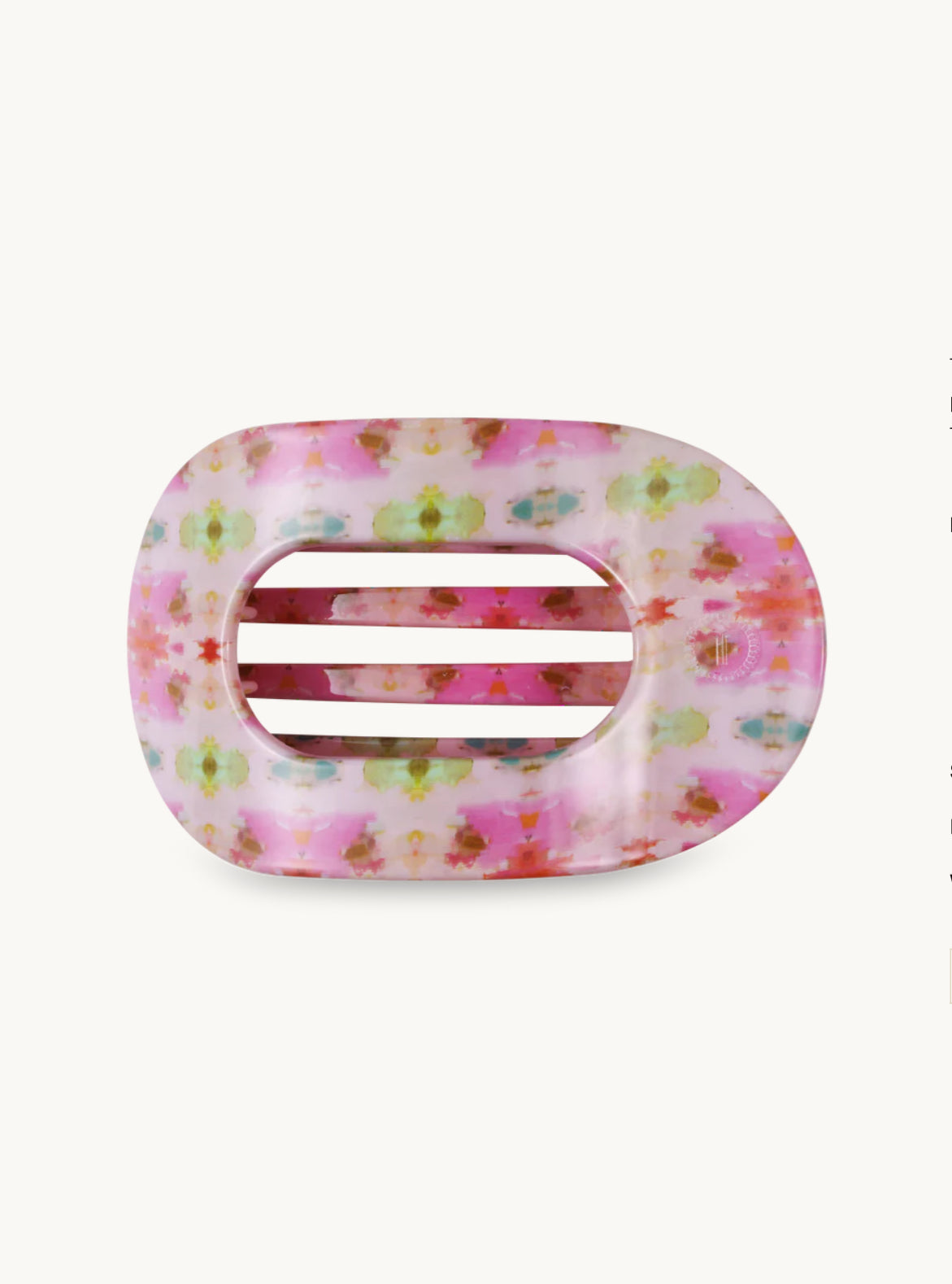 Giverny Large Flat Round Hair Clip