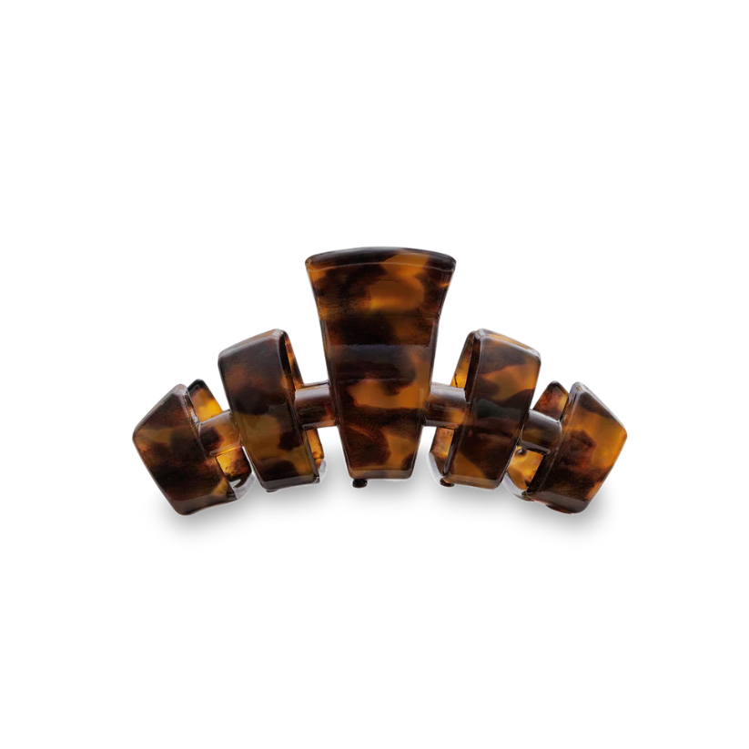 TELETIES Classic Tortoise Medium Claw Hair Clip