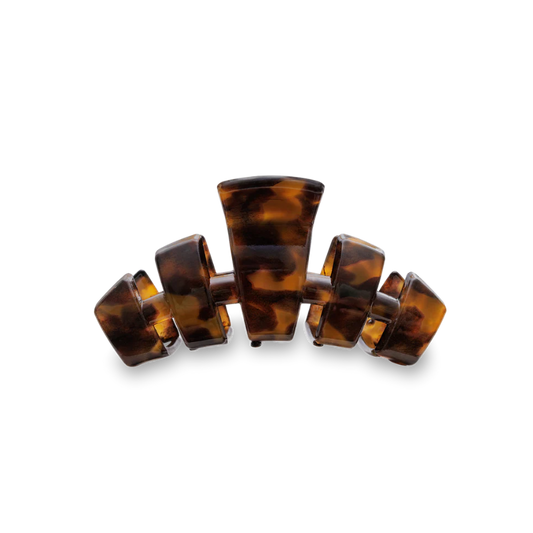 TELETIES Classic Tortoise Medium Claw Hair Clip