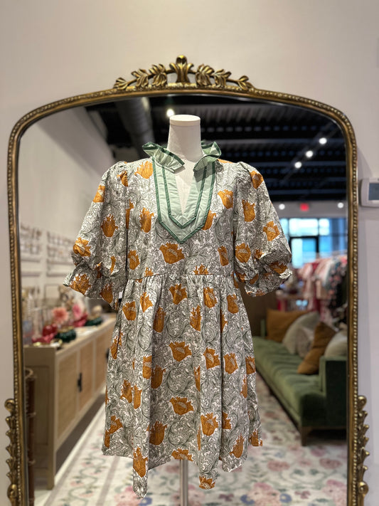 The Pistachio Bloom Dress