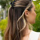 Classic Jet Black Small Claw Hair Clip