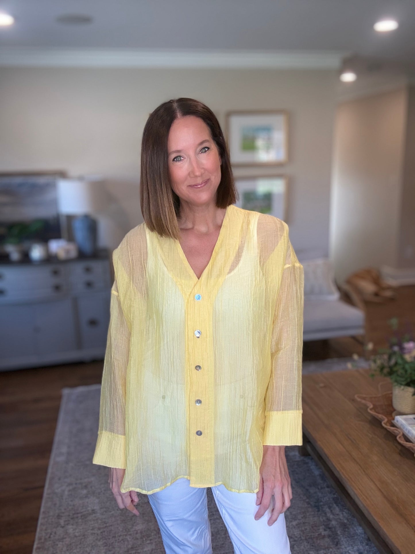 The Sunny Button Down