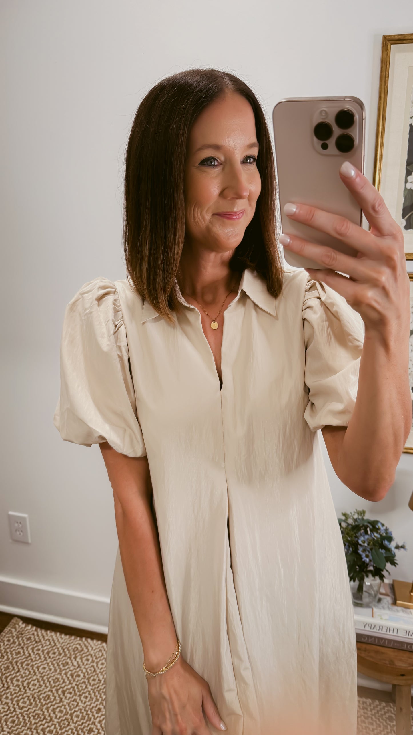 Sutton Collared Midi Dress