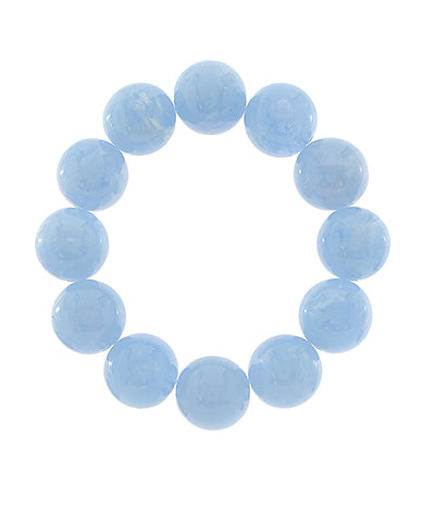 Blue Marble Ball Bracelet
