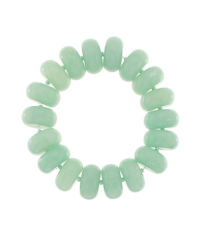 Mint Round Bead Bracelet