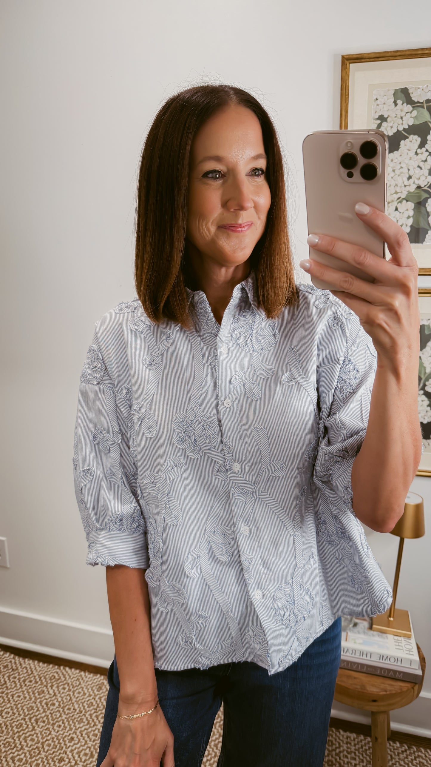 Delaney Stripe Blouse