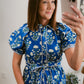 Marigold Bloom Midi Dress