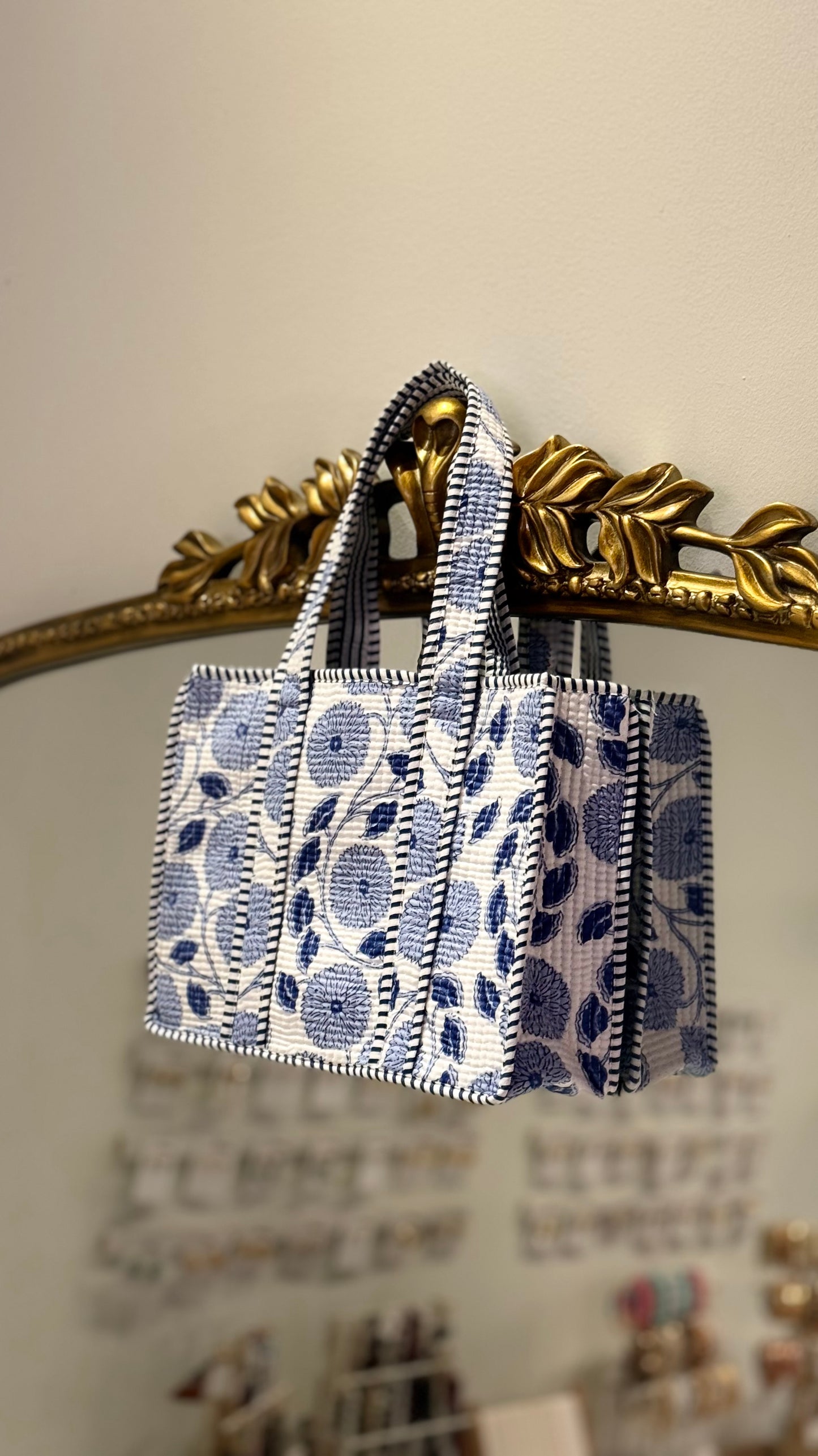 The Blue Willow Mini Tote